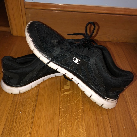 champion sneakers all black